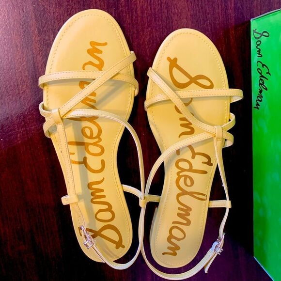 Sam Edelman Teale leather stripe sandal size 8,5 NWT - Picture 8 of 11